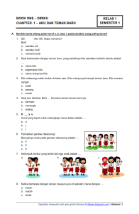 3 Contoh Soal K13 Tema 6 Kelas 1 SD Semester 2 Siap Cetak untuk Latihan Anak