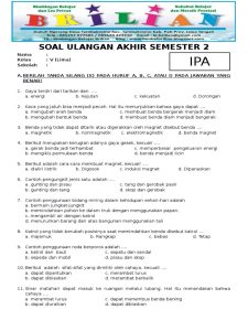5 Alasan Kenapa Guru Wajib Cetak Soal IPA Kelas 5 Semester 2 Sekarang Juga