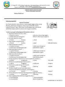 7 Cara Mudah Download Soal UKK Bahasa Madura SD Kelas 4 yang Wajib Tahu