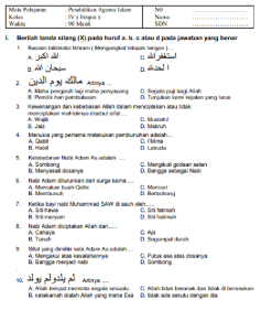 7 Contoh Soal Agama Kelas 10 Sem 2 Ternyata Banyak Dicari Ini Jawabannya