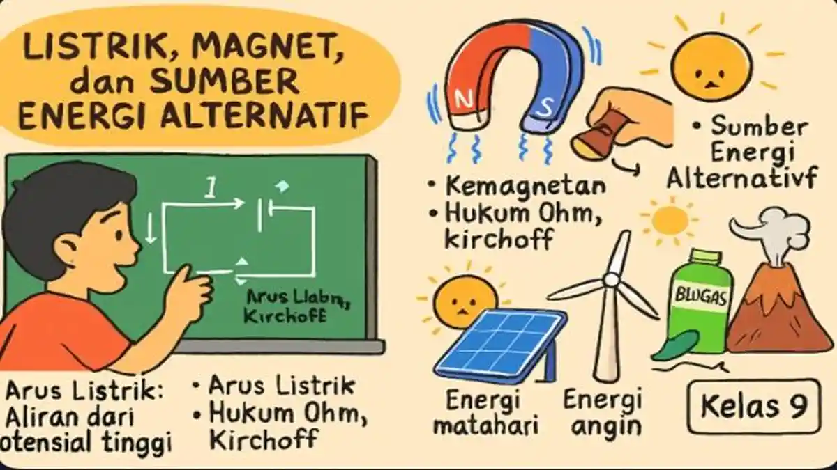 Soal HOTS IPA Kelas 9 SMP Bab 4 Listrik Magnet dan Sumber Energi Soal HOTS IPA Kelas 9 SMP Bab 4 Listrik Magnet dan Sumber Energi