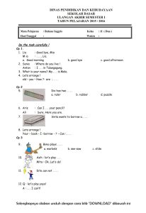 Akhirnya Terungkap! 7 Contoh Soal Bahasa Inggris Semester 2 SMK Kelas 1 yang Wajib Kamu Kuasai