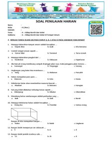 Ternyata Ini Rahasia Bank Soal K13 Kelas 4 Tema 2 Semester 1 yang Wajib Dimiliki Guru dan Orang Tua untuk Download