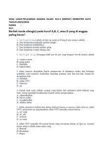 40 Buku Digital PAI Terbit, Ternyata Ini Rahasia Mudah Download Bank Soal Agama Islam SD Kelas 4 Semester 1