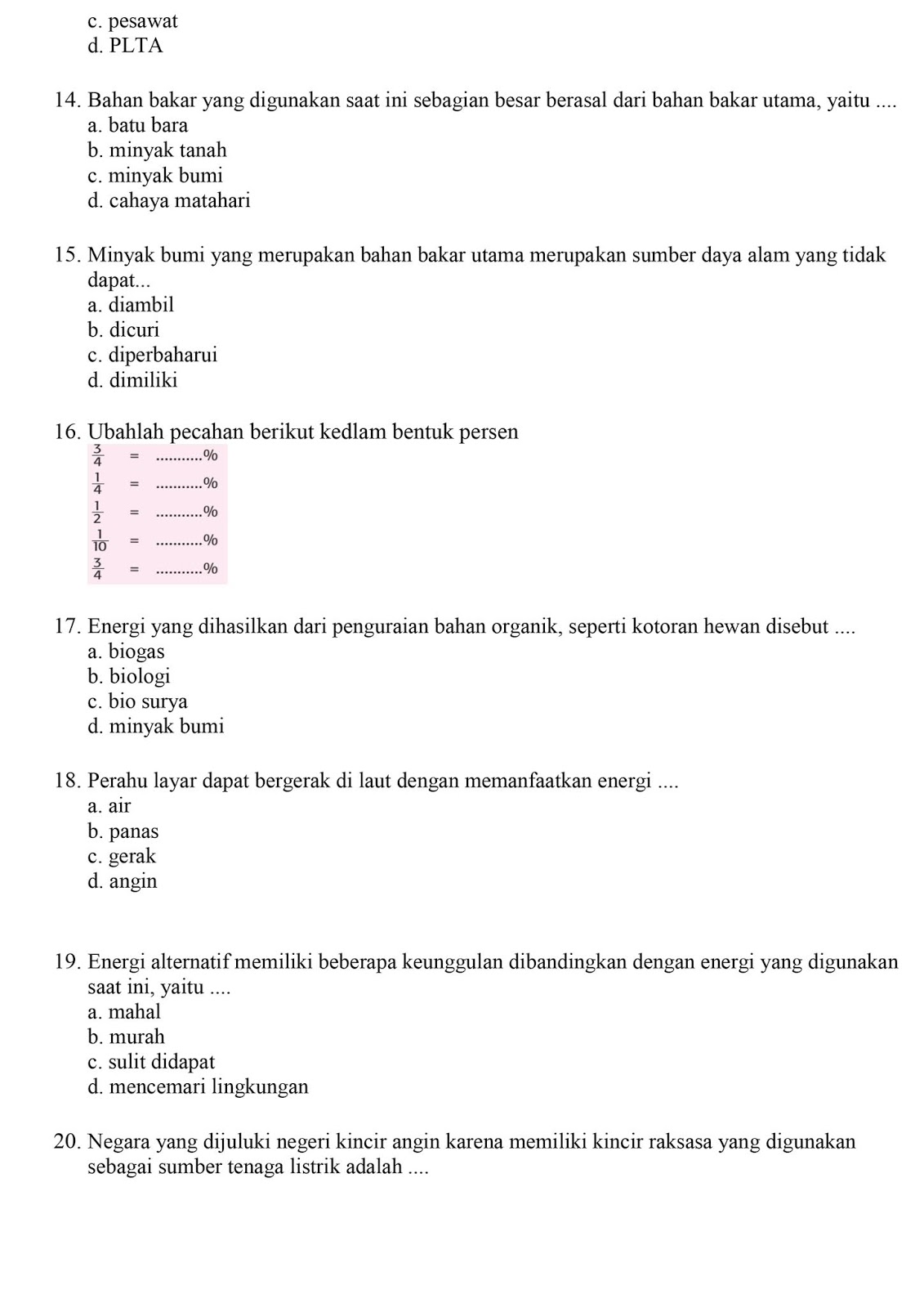 Terbukti! 5 Cara Cepat Kuasai Kumpulan Soal Tematik Kelas 4 Tema 2 Subtema 3 Sebelum Ujian