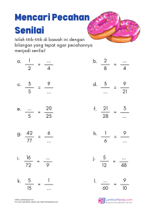 Ternyata Ini Rahasia Menaklukkan Contoh Soal HOTS Materi Pecahan Senilai Kelas 4 SD yang Selama Ini Membuat Bingung