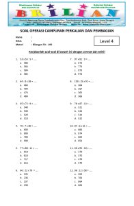 download bank soal matematika kelas 4 sd pembagian