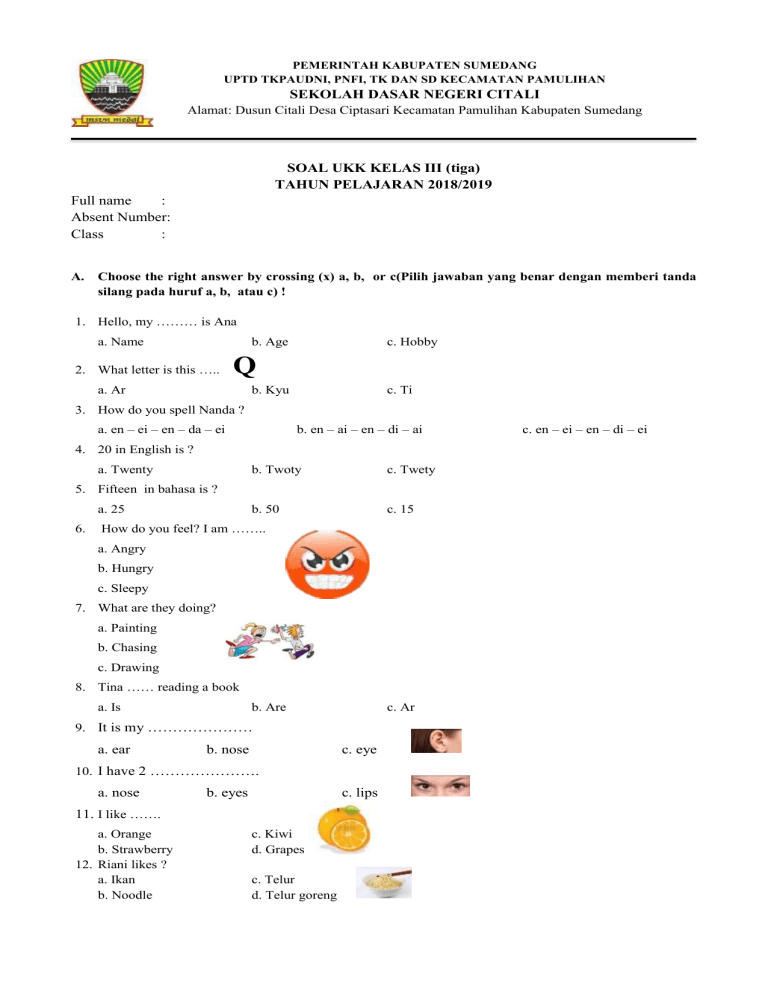 Rahasia Sukses Ujian Ternyata Ada di Latihan Soal UKK Kelas 3 Smt 2 Terbaru Ini