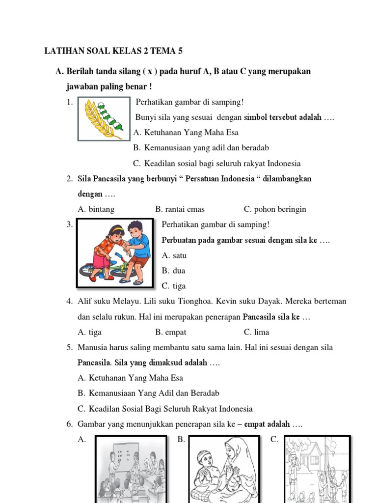 Wajib Tahu! 3 Bocoran Latihan Soal UKK Kelas 2 SD Tema 5 Agar Nilai Sempurna