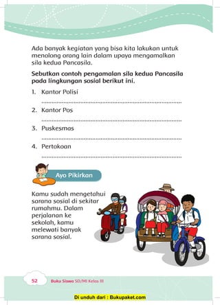 Wajib Tahu Kumpulan Soal Tematik Kelas 3 Tema 4 Peduli Lingkungan Sosial Terbaru